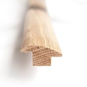 Wood/Carpet Stepped Rebate Solid Oak