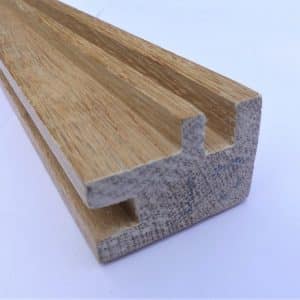 Solid Oak Square Edged Stair Nosing